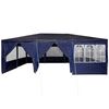 vidaXL Carpa de Fiesta Azul 600 x 400 x 266 cm Polietileno