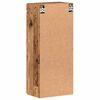 vidaXL Armario de pared para ba&ntilde;o TULUM Madera vieja 37 x 24,5 x 86 cm