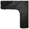 vidaXL Funda para muebles de jardín forma de L 20 ojales 300x300x90 cm