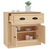 vidaXL Aparador de madera contrachapada roble Sonoma 70x35,5x67,5 cm