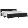 vidaXL Cama tipo Box Spring con cabecera Negro 200 x 200 cm Terciopelo