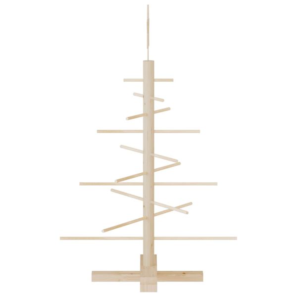 vidaXL &Aacute;rbol de Navidad de madera de adorno madera maciza pino 75 cm