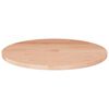 vidaXL Superficie de mesa redonda madera de roble sin tratar &Oslash;50x1,5cm