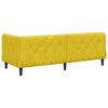 vidaXL Estructura de cama en esquina Amarillo 80 x 200 cm Terciopelo