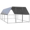 vidaXL Jaula gallinero de acero galvanizado 3x6x2 m