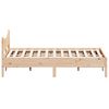 vidaXL Estructura de cama sin colch&oacute;n madera de pino maciza 120x200 cm
