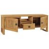 vidaXL Mueble para TV de madera maciza de teca 120x32x45 cm
