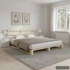 vidaXL Estructura cama palets sin colchón madera maciza pino 200x200cm