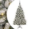 vidaXL &Aacute;rbol de Navidad artificial 180 cm 300 LED Blanco C&aacute;lido