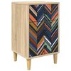 vidaXL Mesa de noche OMMEN Roble Sonoma 36 x 33 x 60 cm