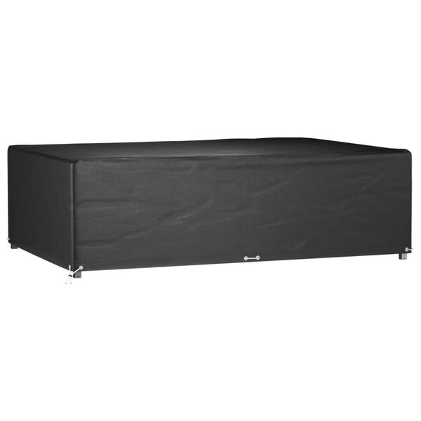 vidaXL Fundas muebles jardín 2 uds 12 ojales rectangular 227x152x65 cm