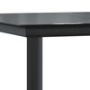 vidaXL Set de comedor jard&iacute;n 9 piezas cojines rat&aacute;n polivin&iacute;lico negro