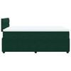 vidaXL Cama box spring con colch&oacute;n terciopelo verde oscuro 120x190 cm