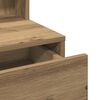 vidaXL Mesa de Tocador con caj&oacute;n Roble artisan 80 x 41 x 144.5 cm