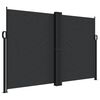 vidaXL Toldo lateral retr&aacute;ctil negro 160x1000 cm