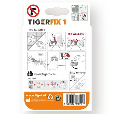 Tiger Material de montaje TigerFix Type 1 metal 398730046