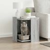 vidaXL Mueble arenero para gatos madera gris Sonoma 42x42x51 cm