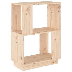 vidaXL Estanter&iacute;a/divisor de espacios madera maciza pino 51x25x70 cm