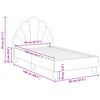 vidaXL Estructura de cama para ni&ntilde;os peque&ntilde;os con cabecera Morado