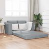 vidaXL Sof&aacute; cama 60cm Gris Claro tela