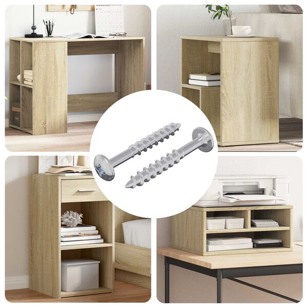 vidaXL Tornillo 2 pcs Plateado 9,8 x 35 mm Hierro