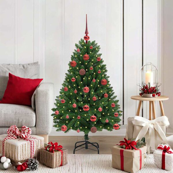 vidaXL &Aacute;rbol de Navidad artificial Verde 120 cm PVC y Metal