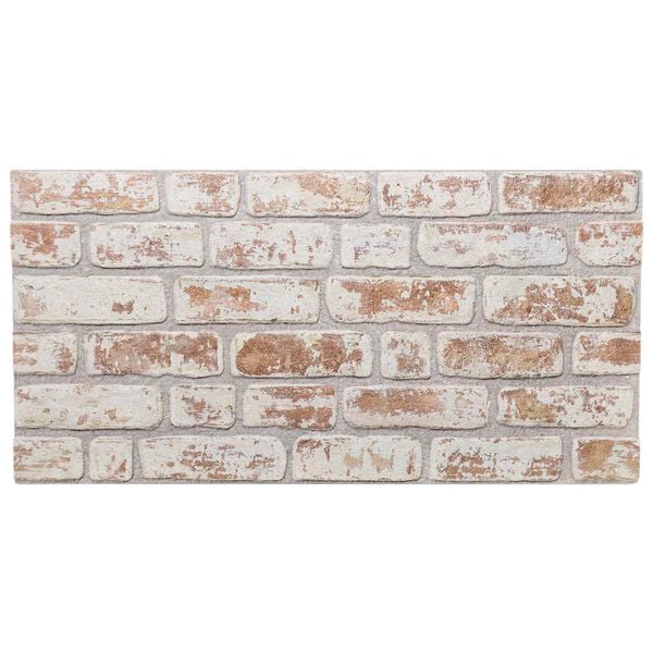 vidaXL Paneles de pared 10 pcs Rojo y 100 x 50 cm Espuma EPS