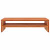 vidaXL Soporte de monitor madera maciza pino marrón cera 50x24x13 cm