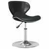 vidaXL Silla de comedor cuero sint&eacute;tico negra