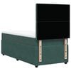 vidaXL Cama box spring con colch&oacute;n terciopelo verde oscuro 90x200 cm