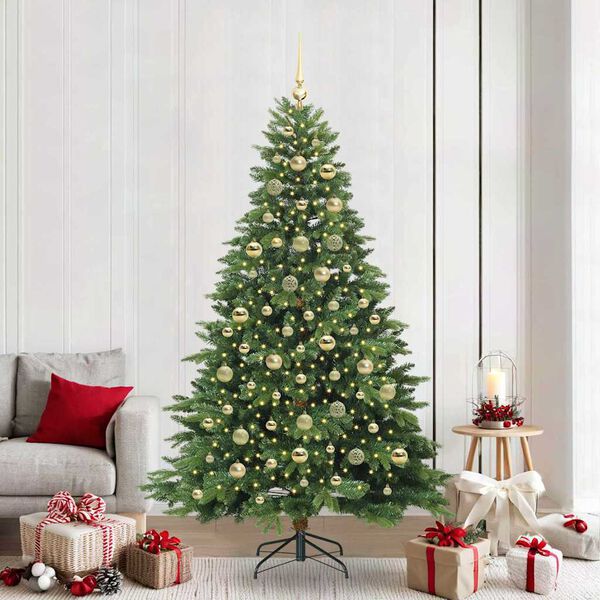 vidaXL &Aacute;rbol de Navidad artificial con 300 LED Verde 210 cm PE y PVC