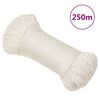 vidaXL Cuerda de trabajo polipropileno blanco 8 mm 250 m