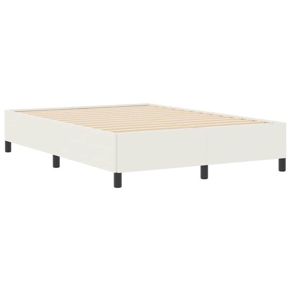 vidaXL Estructura de cama Crema 140 x 200 cm Telas de pana