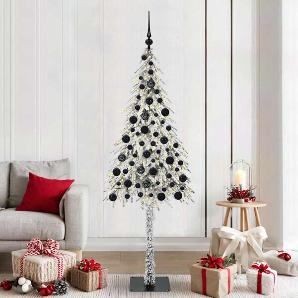 vidaXL Árbol de Navidad con 300 LED con soporte 180 cm PE y Acero