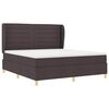 vidaXL Cama con Somier y Colch&oacute;n Gris Oscuro 90x190 cm de Tela tela