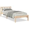 vidaXL Cama extralarga sin colch&oacute;n madera maciza de pino 100x210 cm