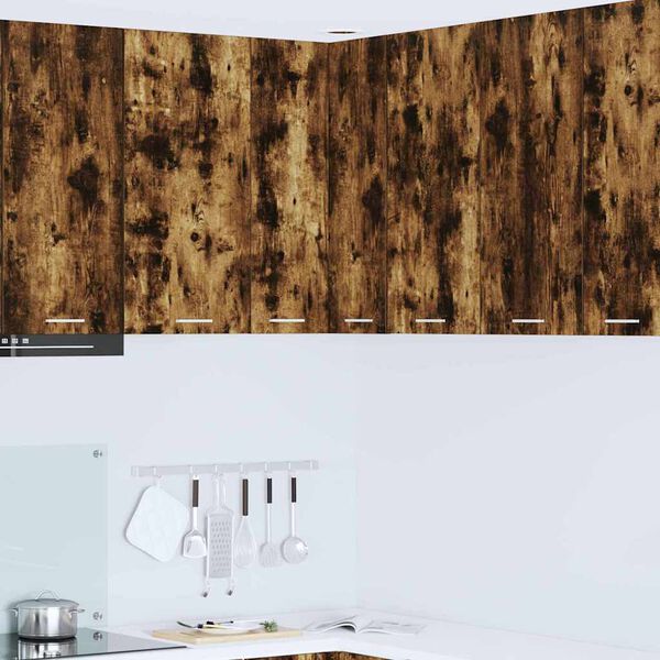 vidaXL Mueble colgante Roble Ahumado y 57 x 57 x 80 cm