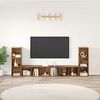 vidaXL Conjunto de mueble de TV 4 pcs Madera Vieja 37 x 35 x 107,5 cm