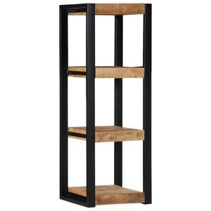 vidaXL Estante de pared madera maciza de mango 35x35x100 cm