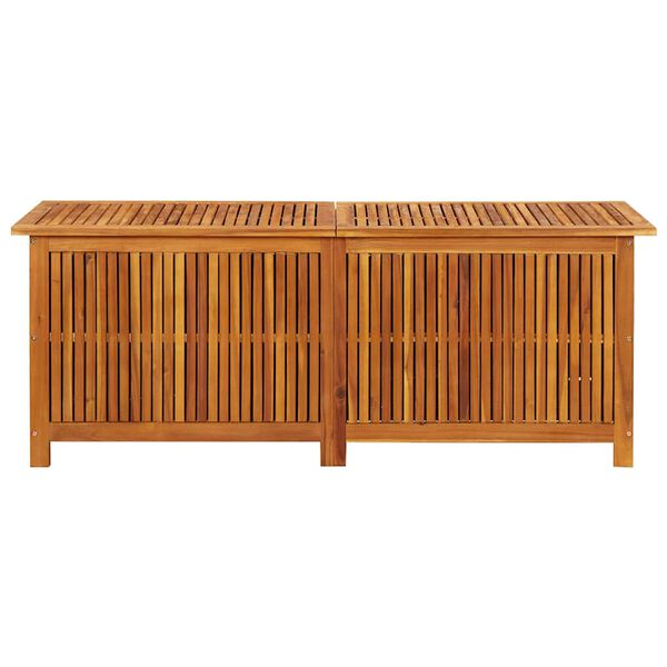 vidaXL Caja de almacenaje de jard&iacute;n madera maciza acacia 150x50x58 cm