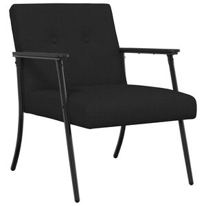 vidaXL sill&oacute;n Negro tela