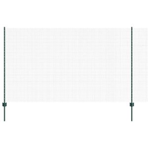 vidaXL Valla con Poste Verde