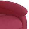 vidaXL Sill&oacute;n de masaje reclinable elevable terciopelo rojo tinto