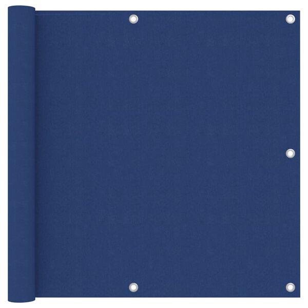 vidaXL Toldo para balc&oacute;n tela oxford azul 90x400 cm