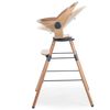 CHILDHOME Coj&iacute;n asiento trona Evolu Newborn madera natural antracita
