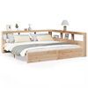 vidaXL Cama con estanter&iacute;a sin colch&oacute;n madera maciza de pino 180x200cm