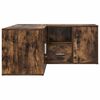 vidaXL Mueble de esquina madera ingenier&iacute;a roble ahumado 160x40x45 cm