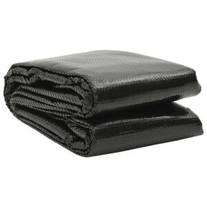 vidaXL Cubierta de piscina PE negro 549x274 cm