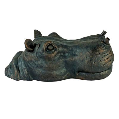 Ubbink Fuente de jardín con chorro y en forma de hipopótamo