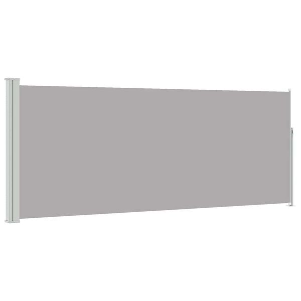 vidaXL Toldo lateral retr&aacute;ctil 120x300 cm gris